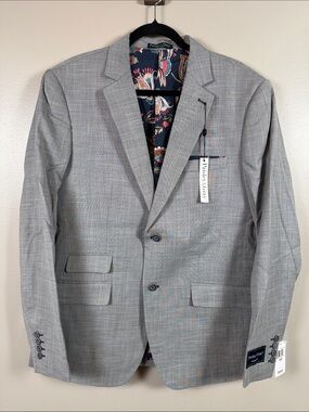 Paisley & Gray Men's Light Gray 42R Blazer